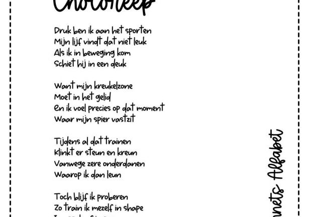 Gedicht Chocoreep