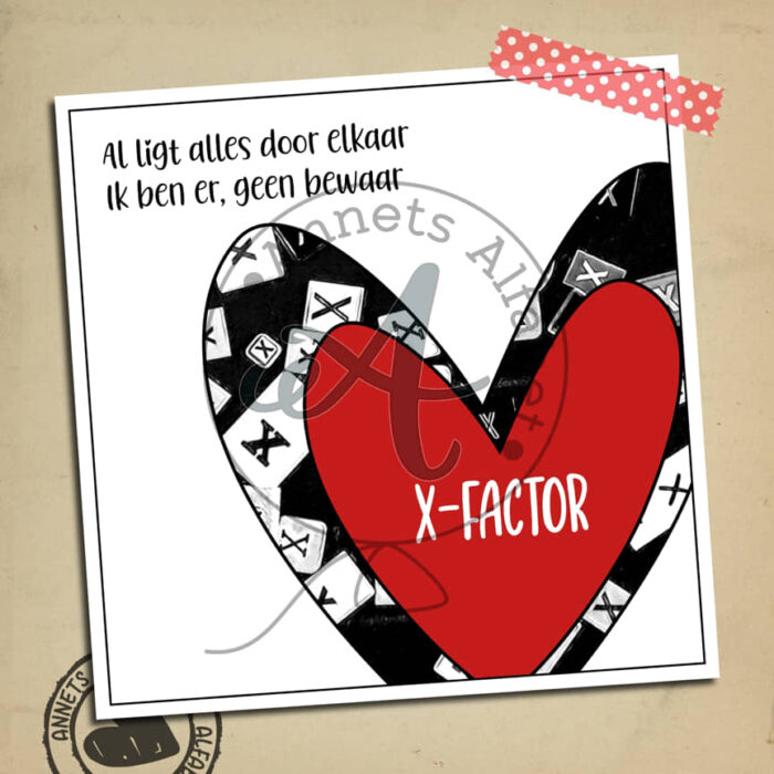 Rijmpjes Letters Door elkaar X-factor