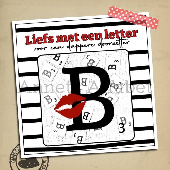 Rijmpjes Letters Letterliefs Letter B