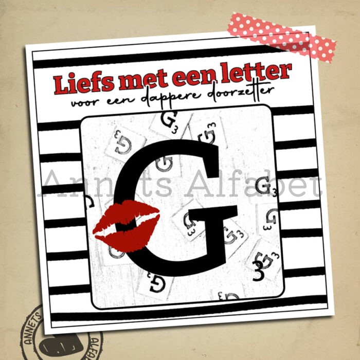 Rijmpjes Letters Letterliefs Letter G
