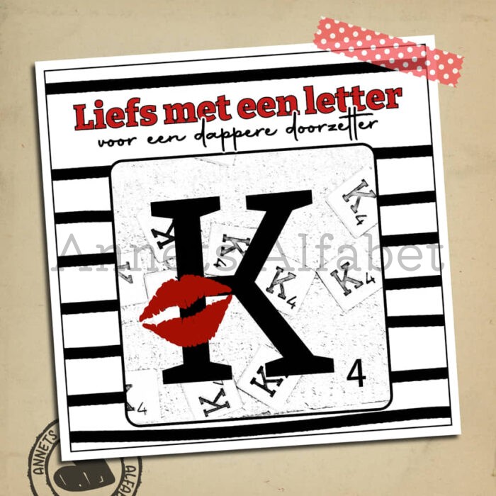 Rijmpjes Letters Letterliefs Letter K
