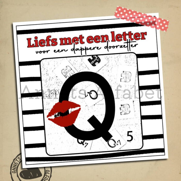 Rijmpjes Letters Letterliefs Letter Q