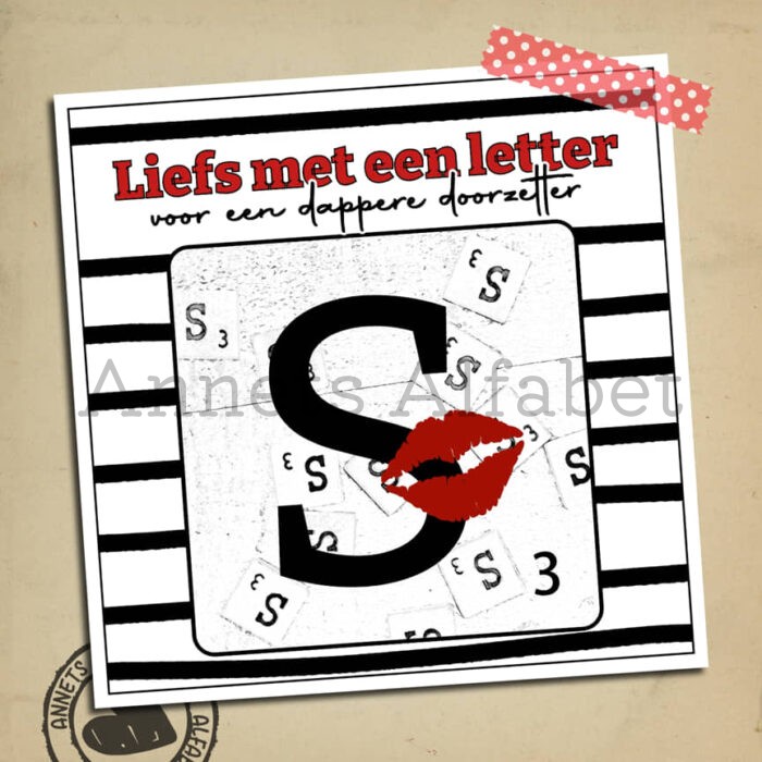 Rijmpjes Letters Letterliefs Letter S