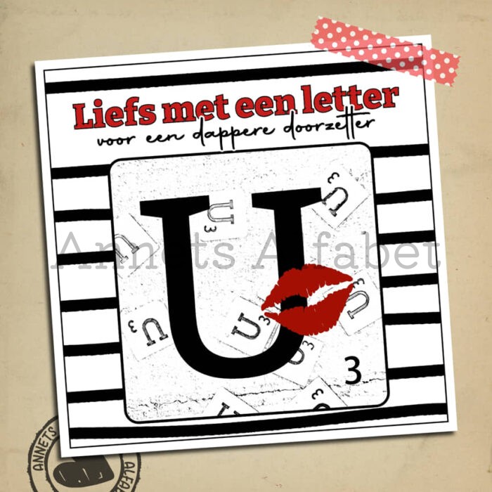 Rijmpjes Letters Letterliefs Letter U