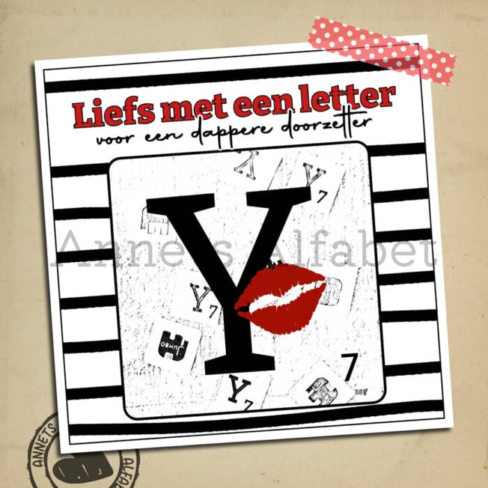 Rijmpjes Letters Letterliefs Letter Y