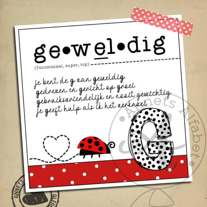 PLAATJES Gedichtjes Letters Ladybug Geweldig