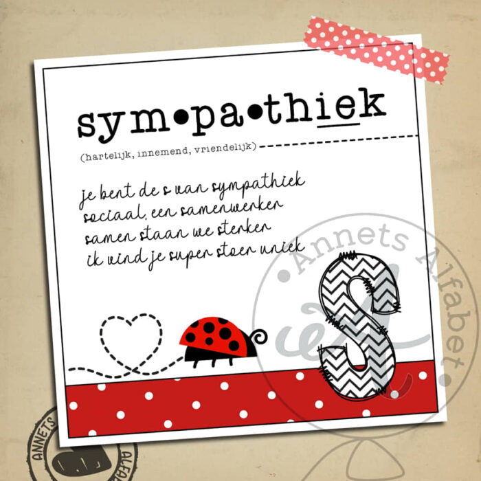 PLAATJES Gedichtjes Letters Ladybug Sympathiek
