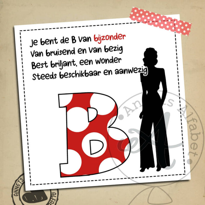 PLAATJES Gedichtjes Letters Lady Bijzonder