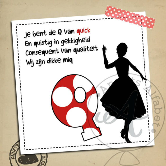 PLAATJES Gedichtjes Letters Lady Quick