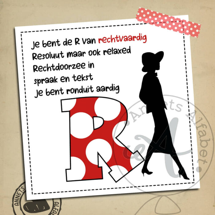 PLAATJES Gedichtjes Letters Lady Rechtvaardig