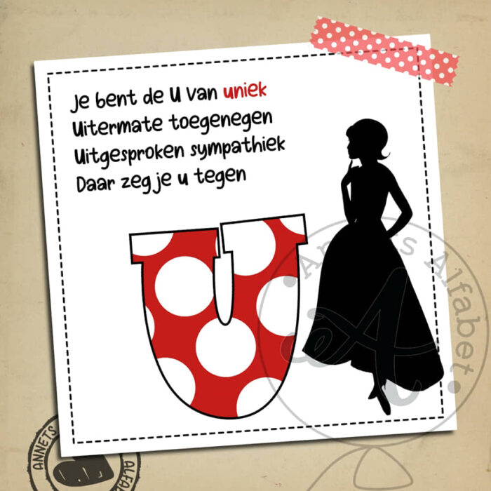 PLAATJES Gedichtjes Letters Lady Uniek