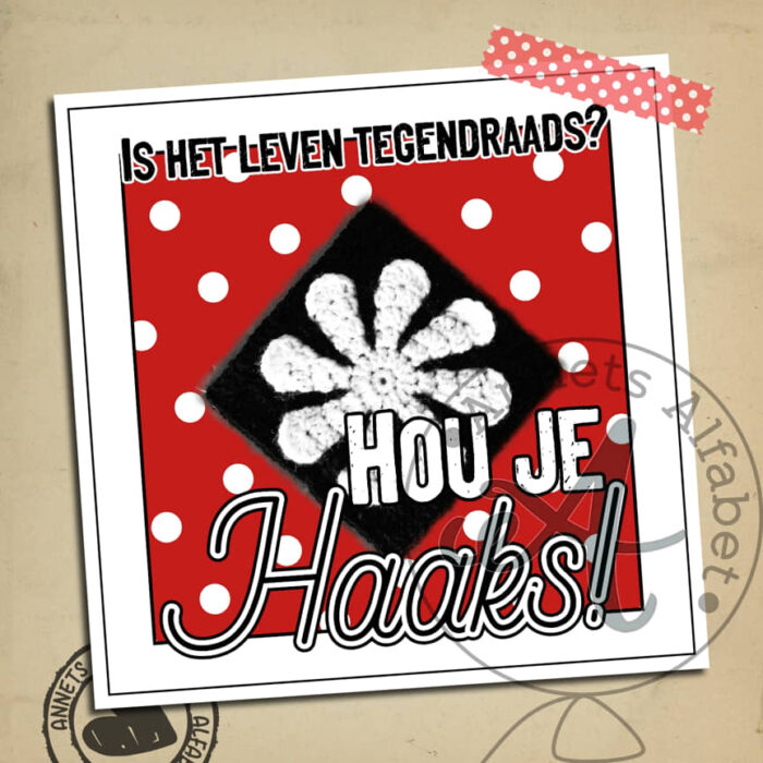 PLAATJES Rijmpjes Hou je haaks Gehaakte granny 08