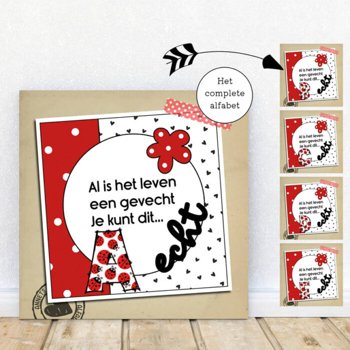 PLAATJES Rijmpjes Letters Een gevecht