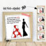 Kaartjes gedichtjes letters lady achtergrond B2