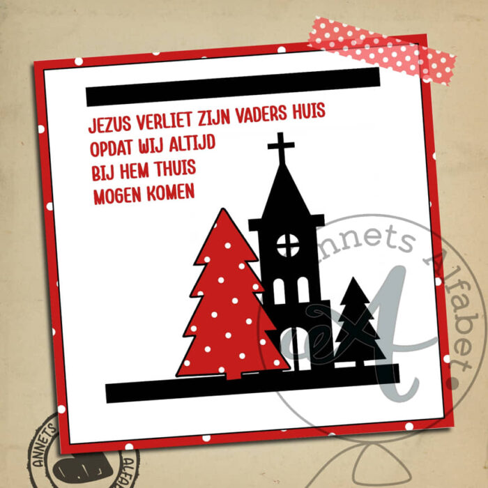 KADOLABELS Rijmpjes Kerst Serie Huisjes (18) - Afbeelding 5