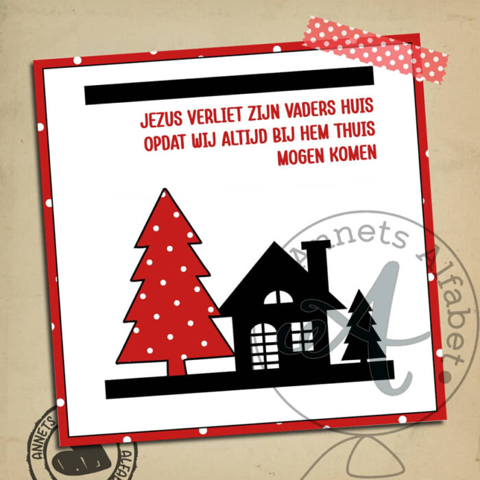 KADOLABELS Rijmpjes Kerst Serie Huisjes (18) - Afbeelding 6