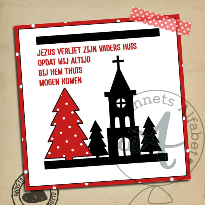 KADOLABELS Rijmpjes Kerst Serie Huisjes (18) - Afbeelding 10