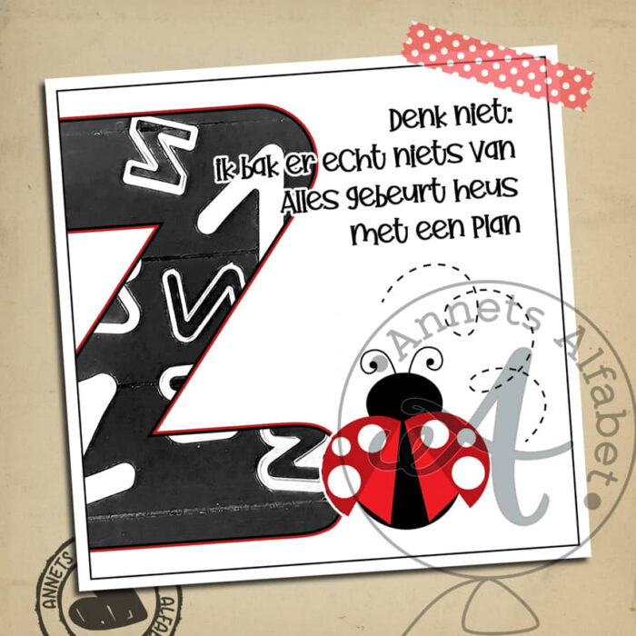 PLAATJES Rijmpjes Letters Met een plan (26) - Afbeelding 27