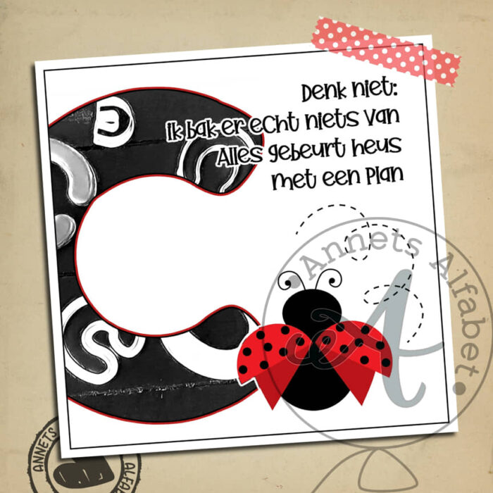 PLAATJES Rijmpjes Letters Met een plan (26) - Afbeelding 4