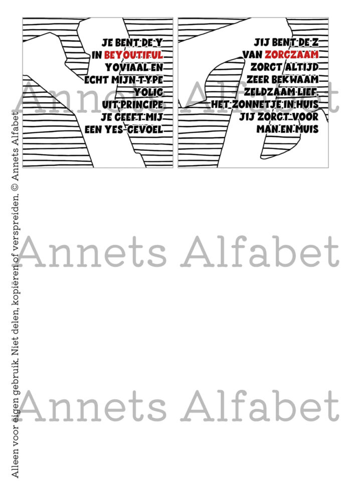 alfabet serie sint p5 wm