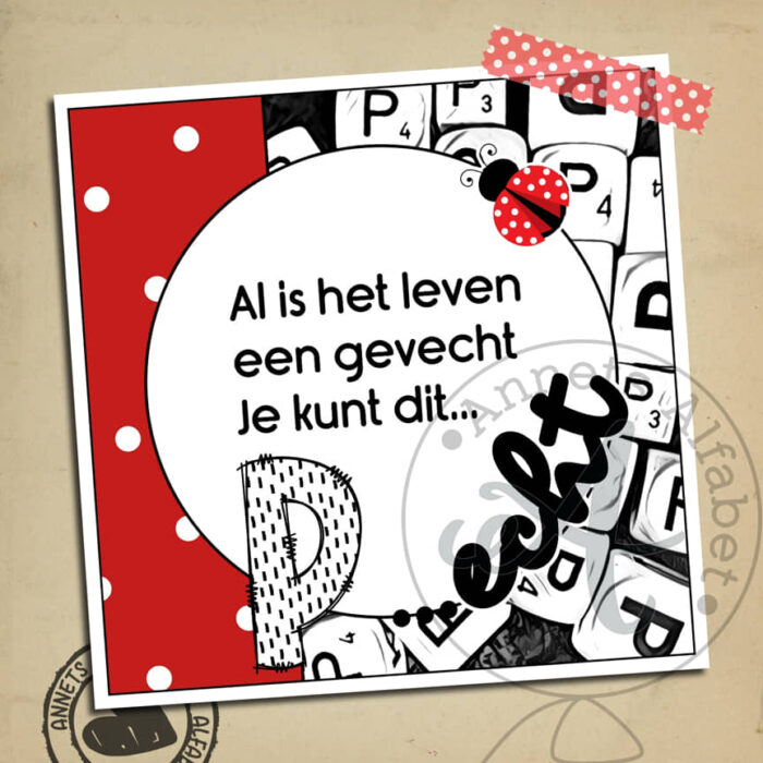 PLAATJES Letters Rijmpjes Een gevecht (26) - Afbeelding 17