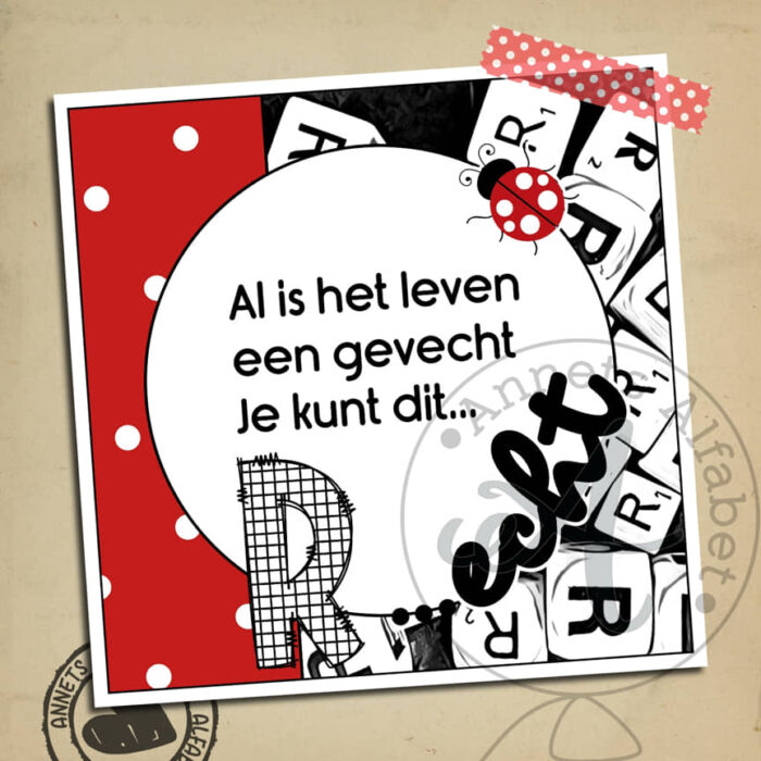 PLAATJES Letters Rijmpjes Een gevecht (26) - Afbeelding 19