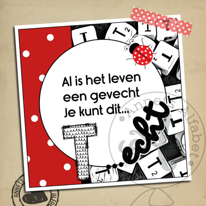 PLAATJES Letters Rijmpjes Een gevecht (26) - Afbeelding 21