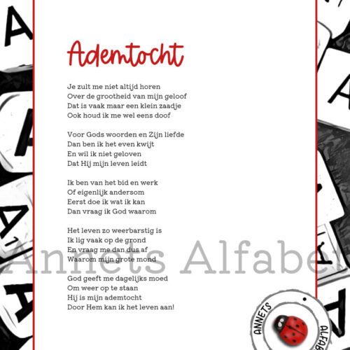 Gedicht Ademtocht - christelijke gedichten - Annets Alfabet - watermerk