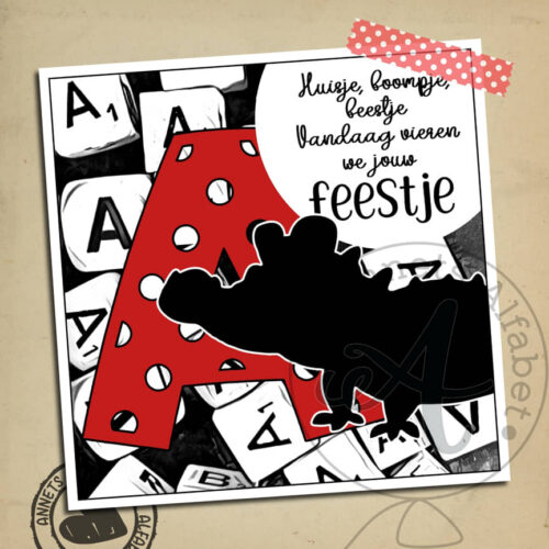 Rijmpjes Verjaardag ABC Dieren A01 wm