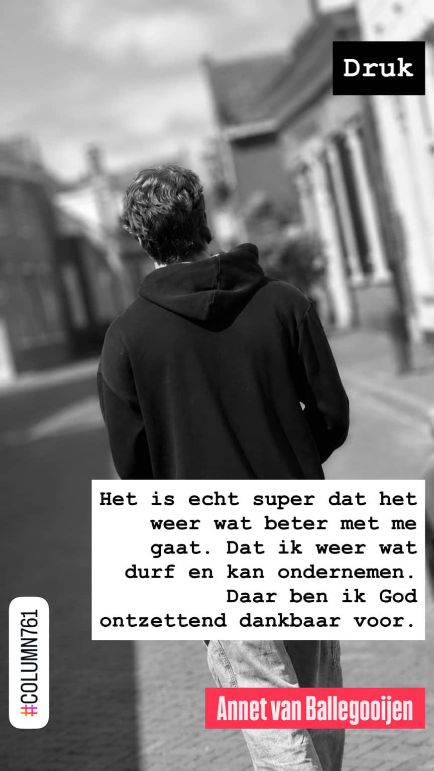 Columns met een knipoog 761 - Druk - Annet van Ballegooijen