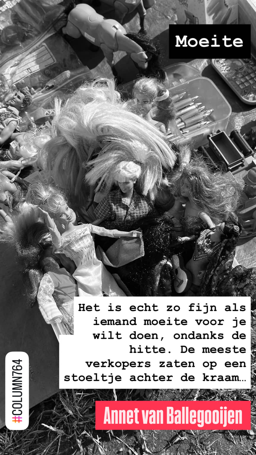 Columns met een knipoog 764 - Moeite - Annet van Ballegooijen